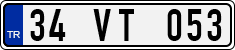 License plate of Turkey, Regular plates