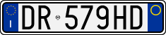 License plate of Italy, Cars (1994 year series)