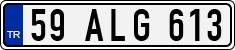License plate of Turkey, Regular plates