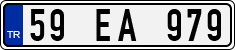 License plate of Turkey, Regular plates