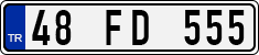 License plate of Turkey, Regular plates