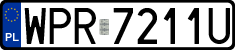 License plates of Poland, Regular car plates