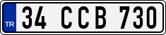 License plate of Turkey, Regular plates