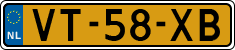 License plate of the Netherlands, Commercial Vehicles (1951-1994 system)