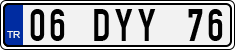 License plate of Turkey, Regular plates