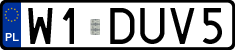 License plates of Poland, Vanity Plates