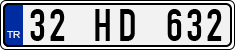 License plate of Turkey, Regular plates