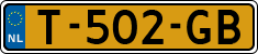 License plate of the Netherlands, Cars
