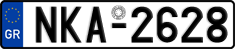 License plate of Greece, Cars