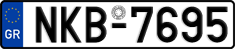 License plate of Greece, Cars