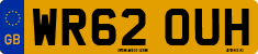 License plate of the United Kingdom, 2001 year system