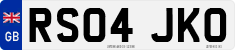 License plate of the United Kingdom, 2001 year system