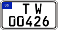Federal license plates, US Army in Germany (temporary)