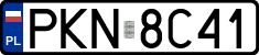 License plates of Poland, Regular car plates