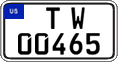 Federal license plates, US Army in Germany (temporary)