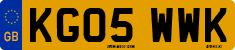 License plate of the United Kingdom, 2001 year system