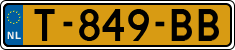 License plate of the Netherlands, Cars
