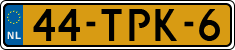 License plate of the Netherlands, Cars