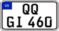 Federal license plates, US Army in Germany