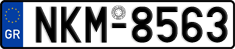 License plate of Greece, Cars