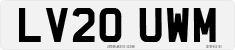 License plate of the United Kingdom, 2001 year system