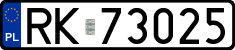 License plates of Poland, Regular car plates