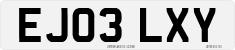 License plate of the United Kingdom, 2001 year system