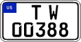Federal license plates, US Army in Germany (temporary)