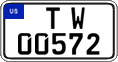 Federal license plates, US Army in Germany (temporary)