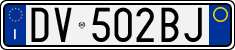 License plate of Italy, Cars (1994 year series)