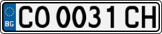 License plate of Bulgaria, Cars