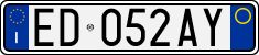 License plate of Italy, Cars (1994 year series)