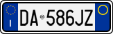 License plate of Italy, Cars (1994 year series)
