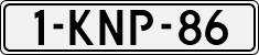 License plate of the Netherlands, Cars