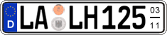 German license plate, Seasonal plates