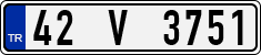 License plate of Turkey, Regular plates