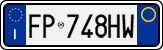 License plate of Italy, Cars (1994 year series)