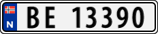 License plate of Norway, Cars
