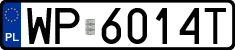 License plates of Poland, Regular car plates