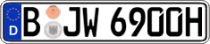 German license plate, Plates for oldtimers (type 
