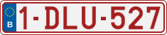 License plate of Belgium, Regular plates (2010)