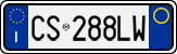 License plate of Italy, Cars (1994 year series)