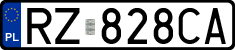 License plates of Poland, Regular car plates