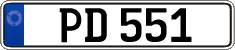 Non-recognized and partially recognized states, Regular plates (AB 123)