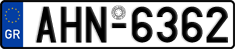 License plate of Greece, Cars