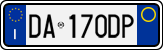 License plate of Italy, Cars (1994 year series)