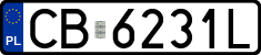 License plates of Poland, Regular car plates