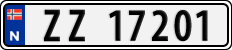 License plate of Norway, Cars