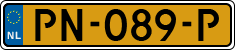 License plate of the Netherlands, Cars
