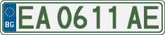 License plate of Bulgaria, Cars